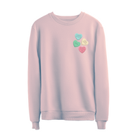 Hearts Crewneck Sweatshirt-1