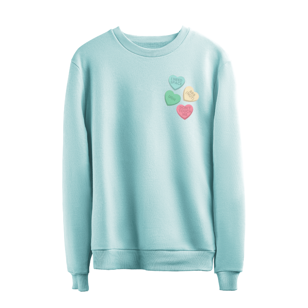 Hearts Crewneck Sweatshirt-1